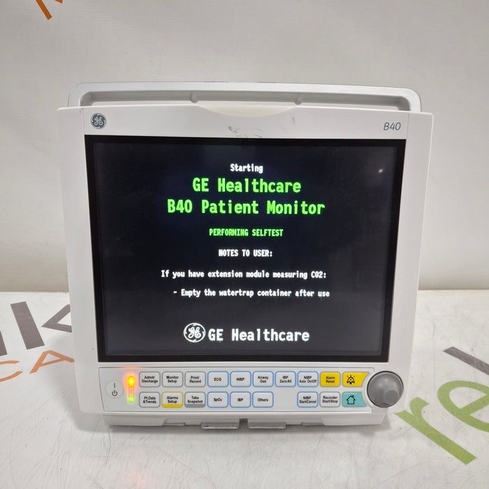 GE Healthcare B40 Patient Monitor