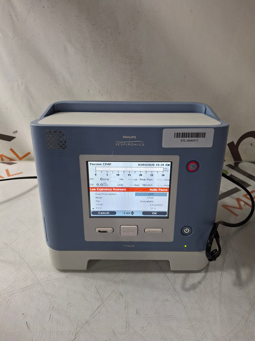 Respironics Trilogy 202 Ventilator