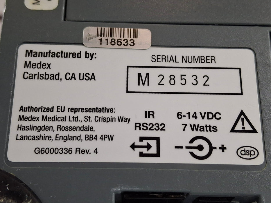 Smiths Medical Medfusion 3500 Version 3 Syringe Infusion Pump