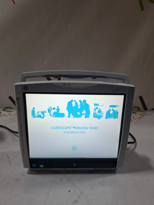 GE Healthcare Carescape B450 Emergency Care Patient Monitor