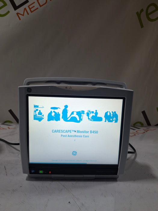 GE Healthcare Carescape B450 Post Anesthesia Care Patient Monitor