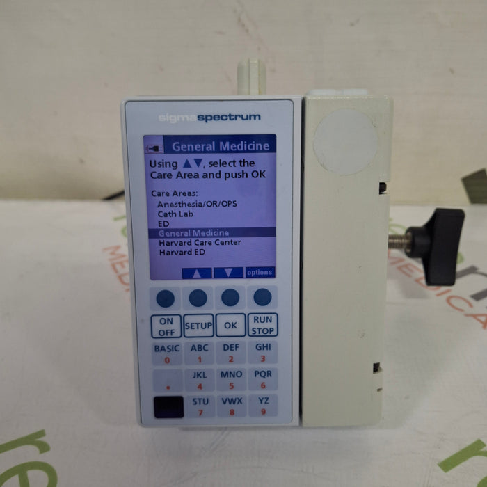 Baxter Sigma Spectrum 6.05.13 with B/G Battery Infusion Pump