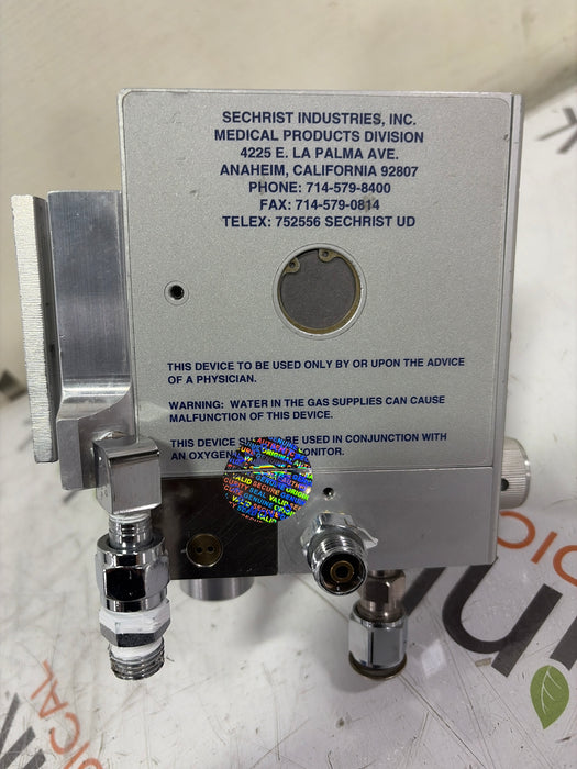 Sechrist 3500HL Air-Oxygen Mixer