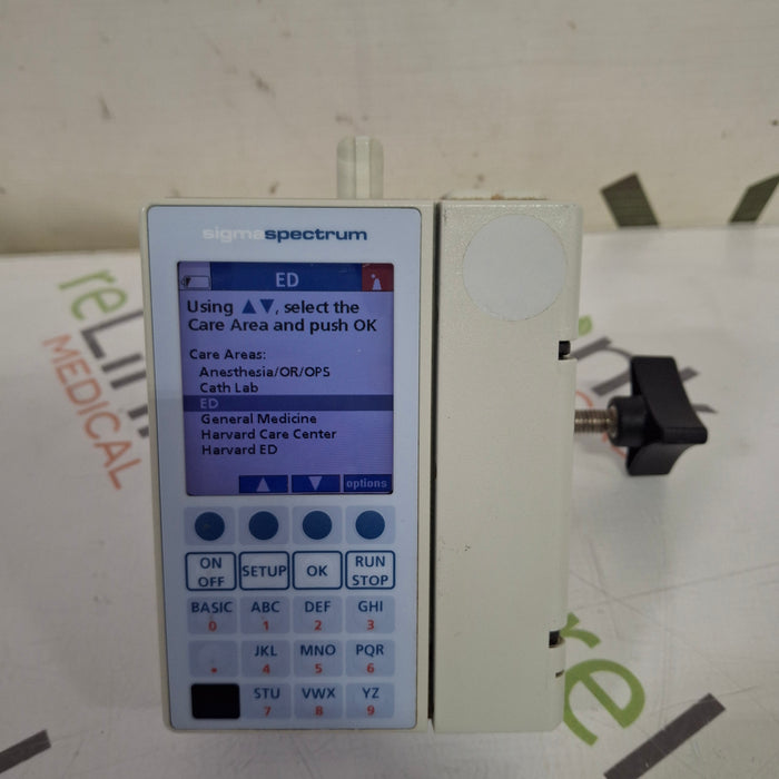 Baxter Sigma Spectrum 6.05.13 with B/G Battery Infusion Pump