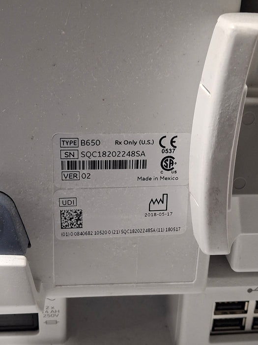GE Healthcare Carescape B650 Neonatal Care Patient Monitor
