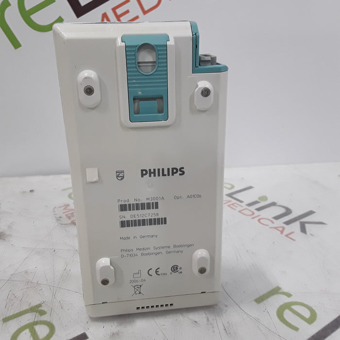 Philips M3001A-A01C06 Fast SpO2, NIBP, ECG, Temp, IBP MMS Module