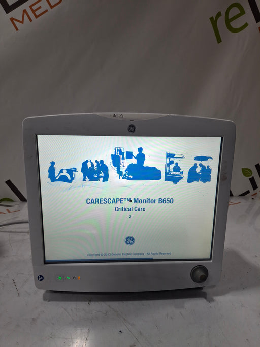GE Healthcare GE Healthcare Carescape B650 Critical Care Patient Monitor Patient Monitors reLink Online
