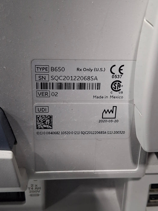 GE Healthcare GE Healthcare Carescape B650 Critical Care Patient Monitor Patient Monitors reLink Online