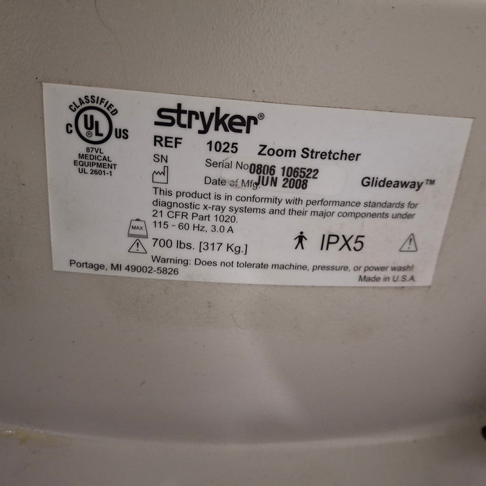 Stryker 1025 Zoom Stretcher