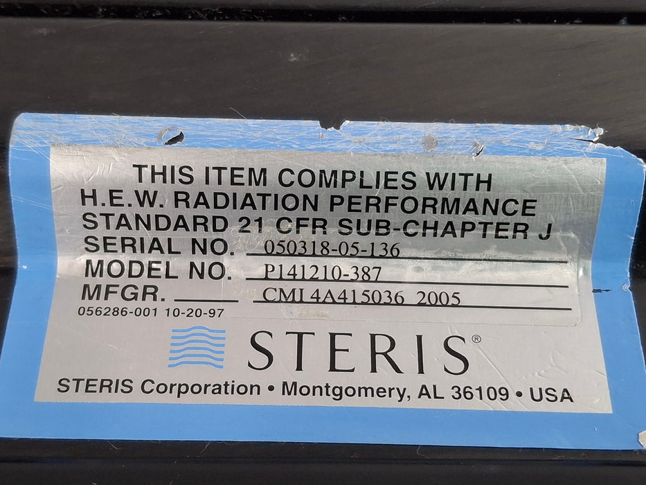 Steris OR P141210 Surgical Table Armboard