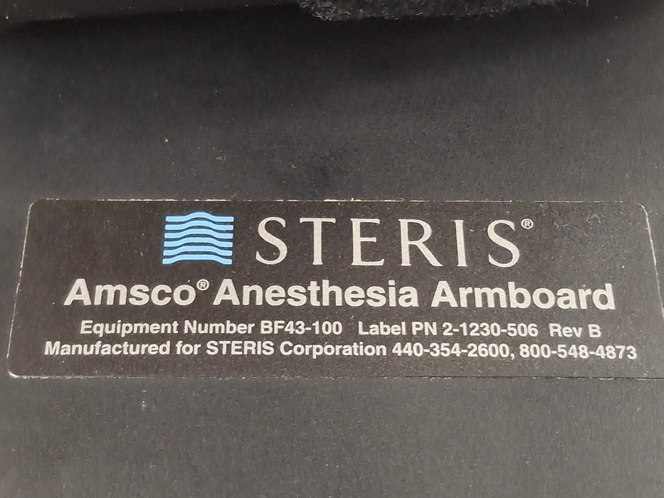 Steris OR P141210 Surgical Table Armboard