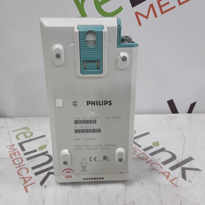Philips M3001A-A01C06 Fast SpO2, NIBP, ECG, Temp, IBP MMS Module