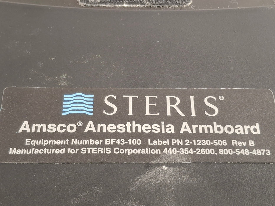 Steris OR P141210 Surgical Table Armboard