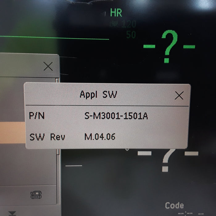 Philips M3001A-A01C06 Fast SpO2, NIBP, ECG, Temp, IBP MMS Module