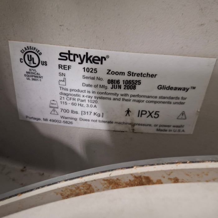 Stryker 1025 Zoom Stretcher