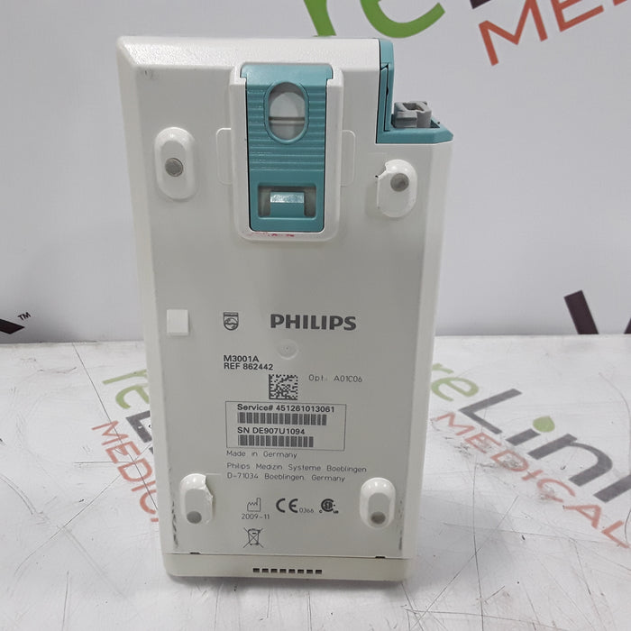 Philips M3001A-A01C06 Fast SpO2, NIBP, ECG, Temp, IBP MMS Module