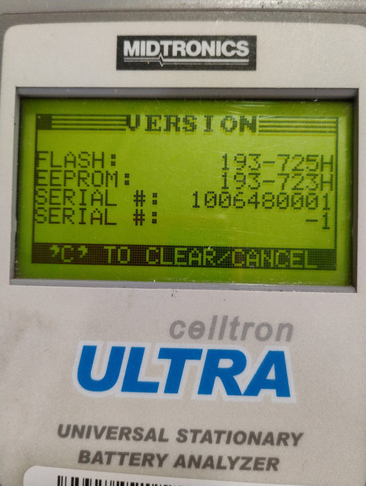 Midtronics Celltron Ultra Battery Analyzer