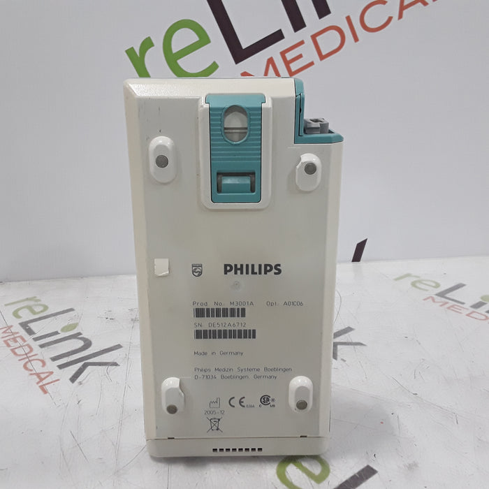 Philips M3001A-A01C06 Fast SpO2, NIBP, ECG, Temp, IBP MMS Module