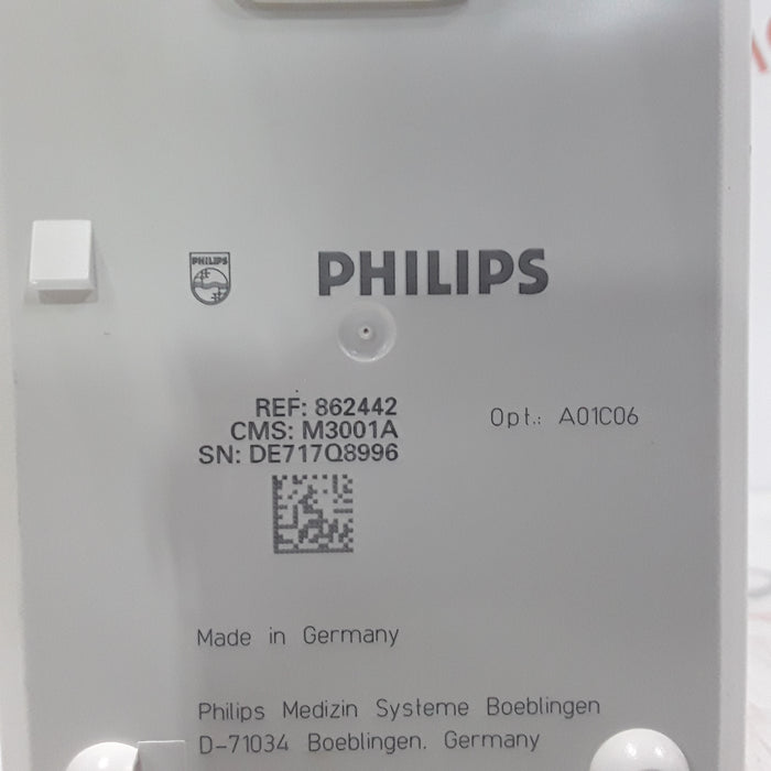 Philips M3001A-A01C06 Fast SpO2, NIBP, ECG, Temp, IBP MMS Module