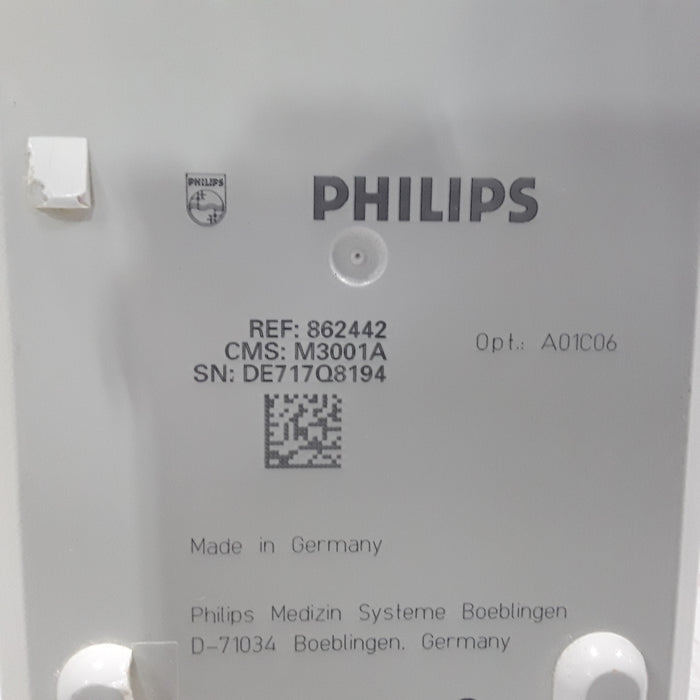 Philips M3001A-A01C06 Fast SpO2, NIBP, ECG, Temp, IBP MMS Module