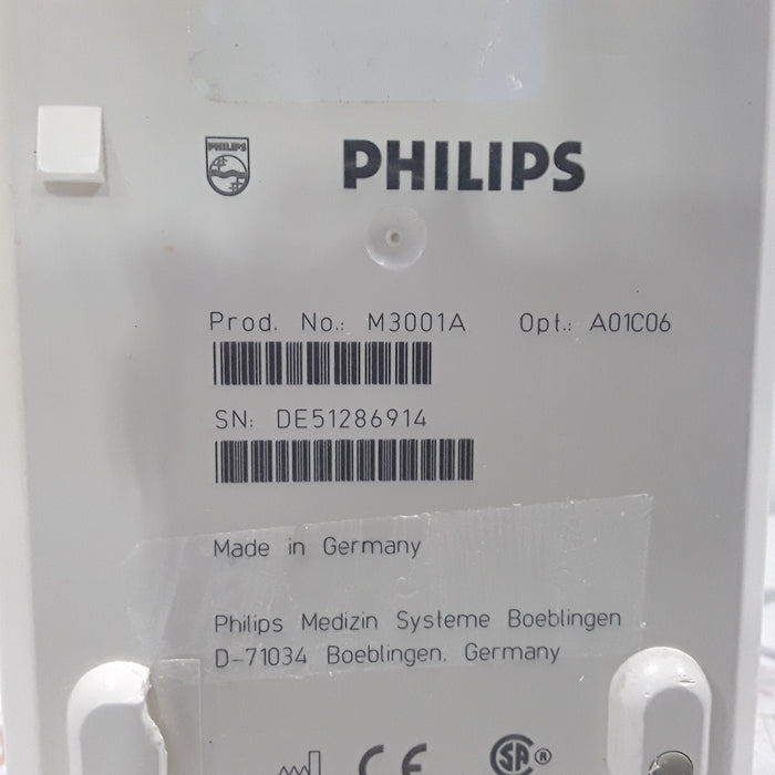 Philips M3001A-A01C06 Fast SpO2, NIBP, ECG, Temp, IBP MMS Module