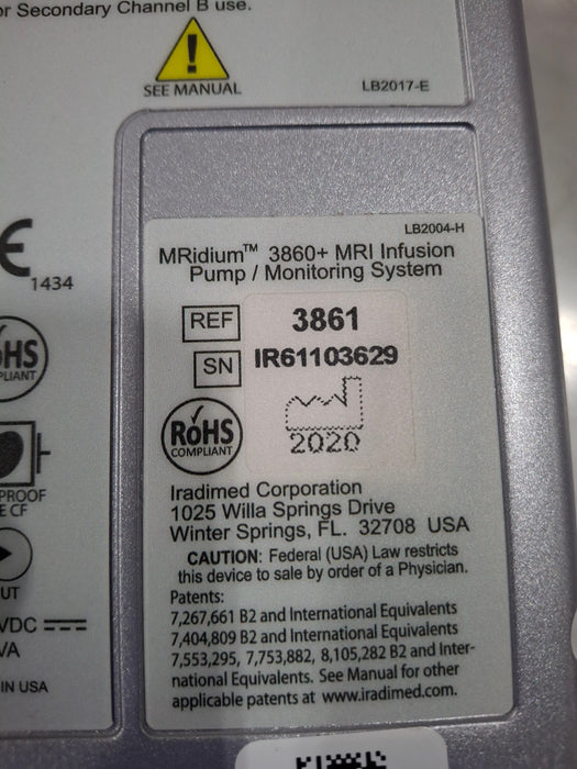 Iradimed MRidium 3860+ w/3861 MRI Infusion Pump