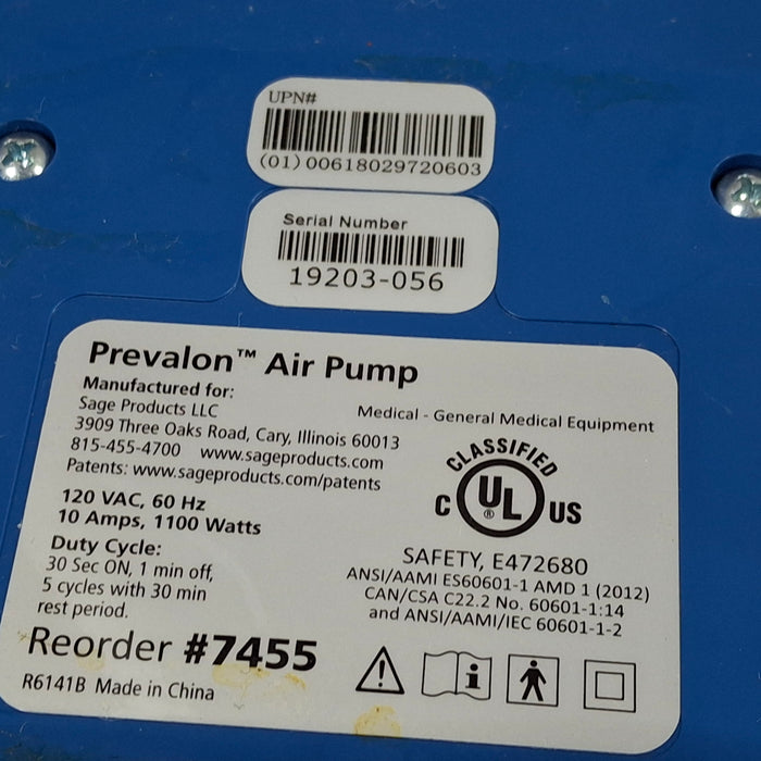 Sage Products, LLC Prevalon Air Pump