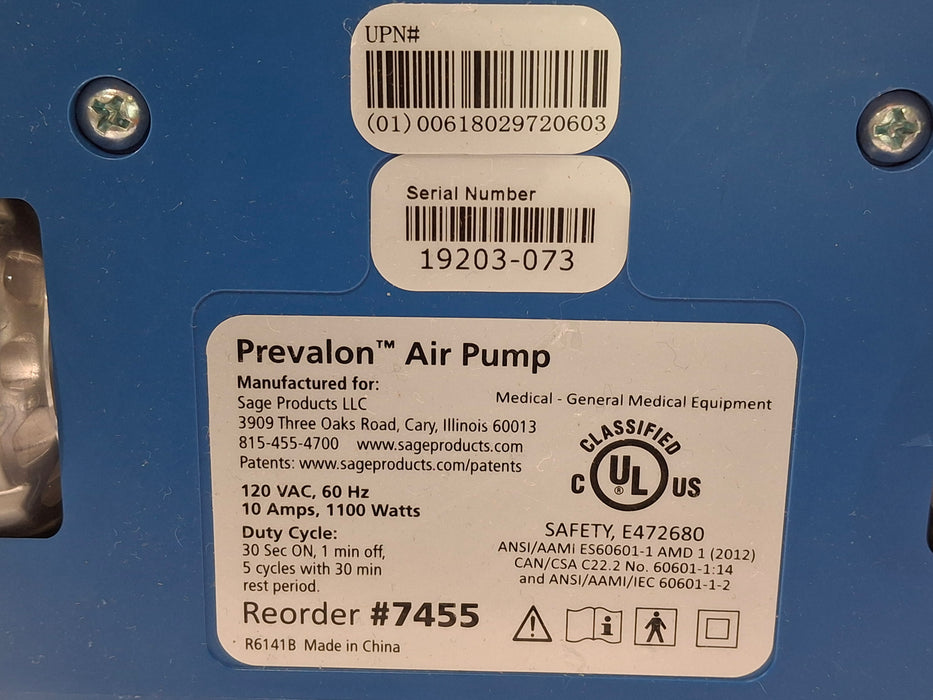 Sage Products, LLC Prevalon Air Pump