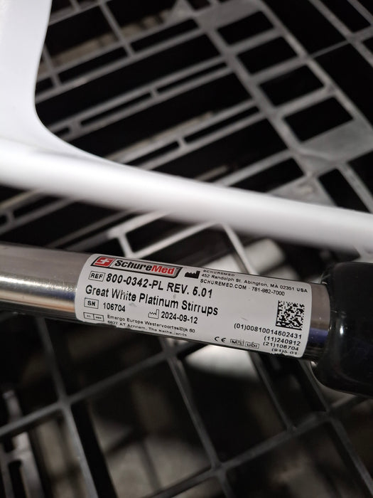 SchureMed Great White Platinum Stirrups