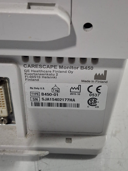 GE Healthcare Carescape B450 Patient Monitor
