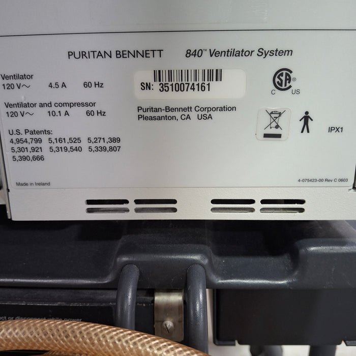 Puritan Bennett 840 Ventilator without Compressor