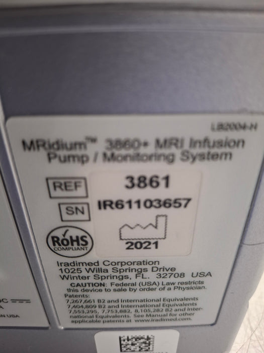 Iradimed MRidium 3860+ w/3861 MRI Infusion Pump