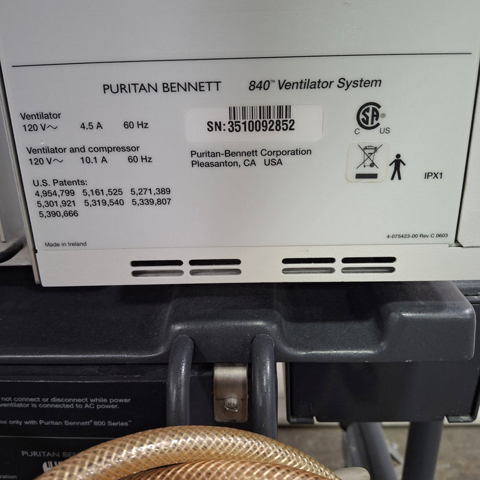 Puritan Bennett 840 Ventilator without Compressor