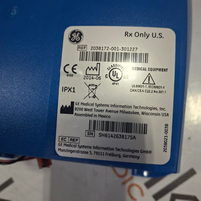 GE Healthcare Dinamap V100 - NIBP, SpO2, Temp Vital Signs Monitor