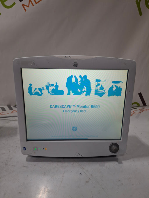 GE Healthcare GE Healthcare Carescape B650 Emergency Care Patient Monitor Patient Monitors reLink Online