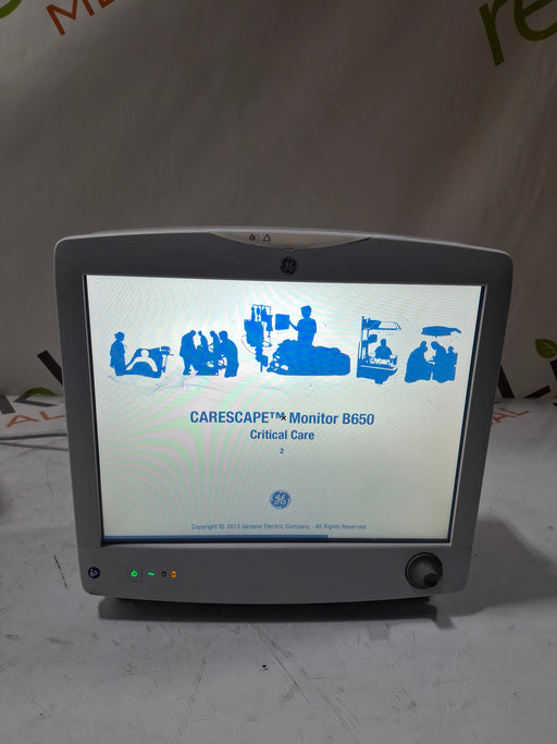 GE Healthcare GE Healthcare Carescape B650 Critical Care Patient Monitor Patient Monitors reLink Online