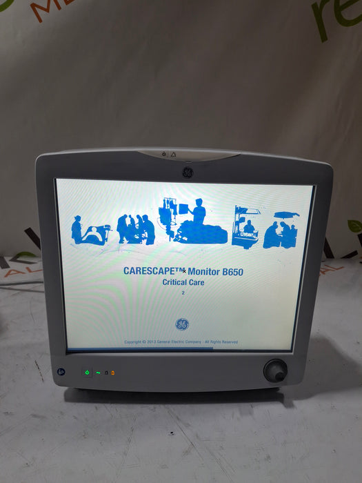 GE Healthcare GE Healthcare Carescape B650 Critical Care Patient Monitor Patient Monitors reLink Online