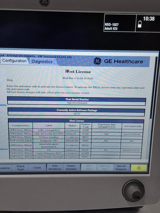 GE Healthcare GE Healthcare Carescape B650 Critical Care Patient Monitor Patient Monitors reLink Online