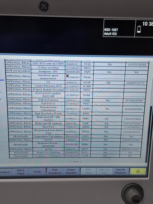 GE Healthcare GE Healthcare Carescape B650 Critical Care Patient Monitor Patient Monitors reLink Online