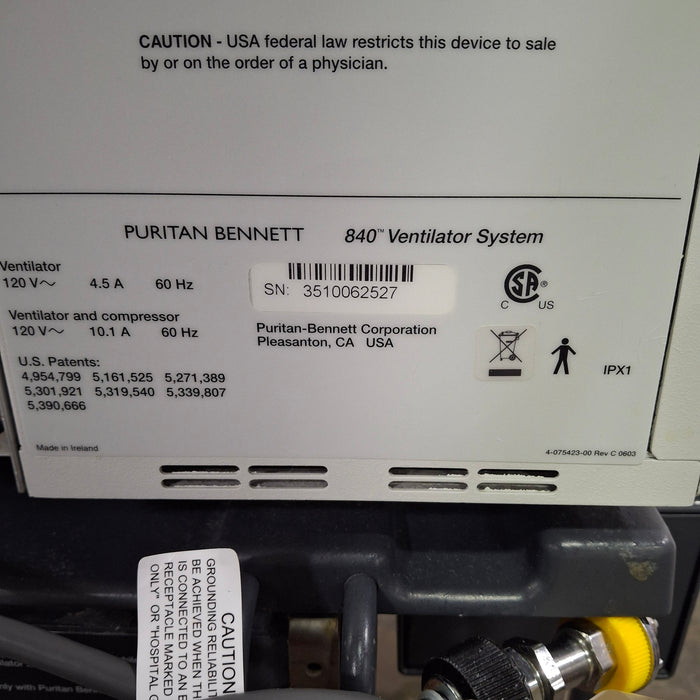 Puritan Bennett 840 Ventilator without Compressor