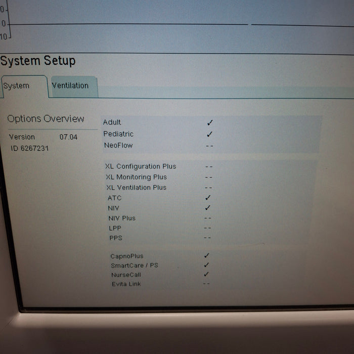 Draeger Medical Evita XL Ventilator