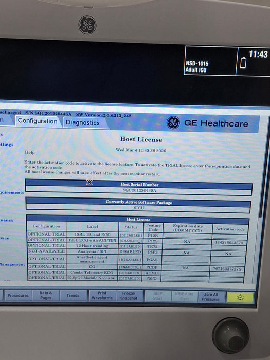 GE Healthcare GE Healthcare Carescape B650 Critical Care Patient Monitor Patient Monitors reLink Online