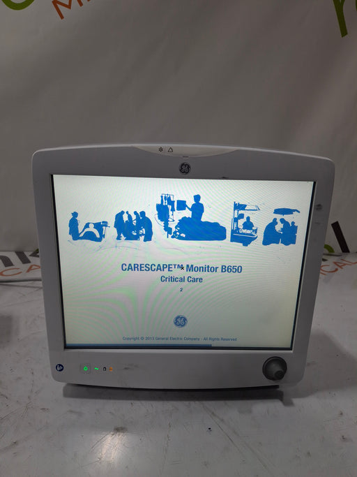 GE Healthcare GE Healthcare Carescape B650 Critical Care Patient Monitor Patient Monitors reLink Online