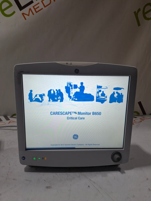 GE Healthcare GE Healthcare Carescape B650 Critical Care Patient Monitor Patient Monitors reLink Online