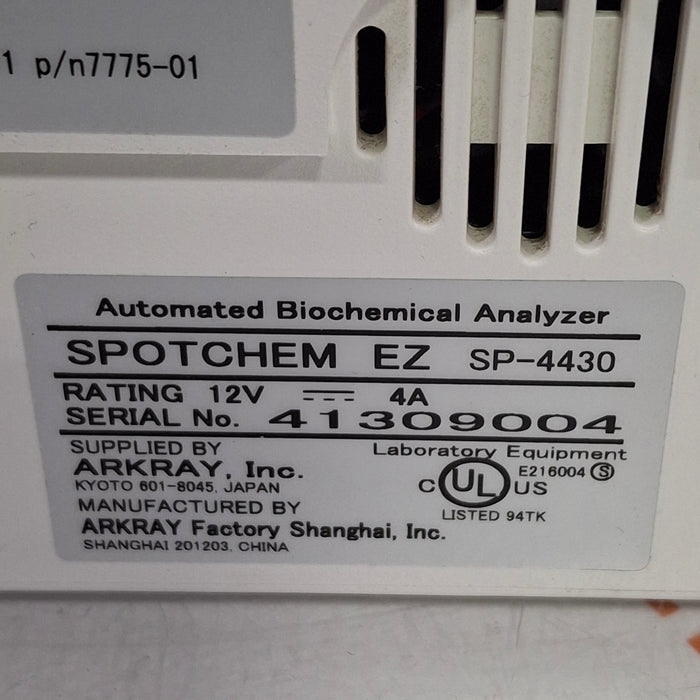 Arkray Inc SpotChem EZ SP-4430 Biochemical Analyzer