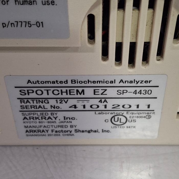 Arkray Inc SpotChem EZ SP-4430 Biochemical Analyzer