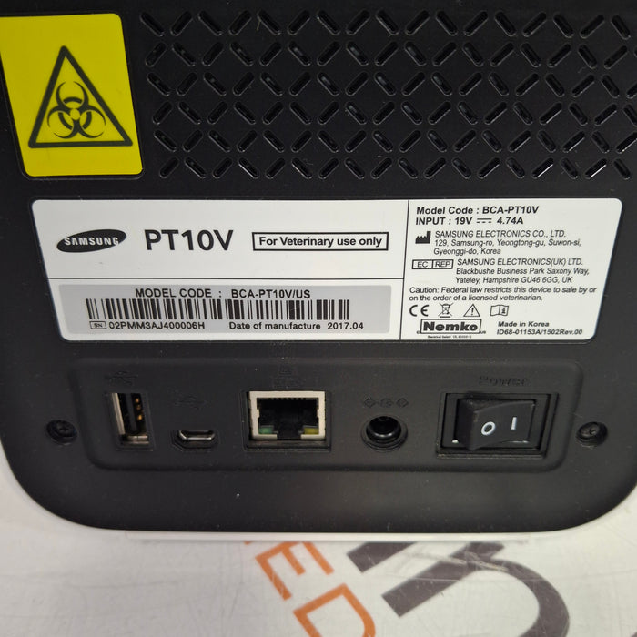 Samsung PT10V Veterinary Chemistry Analyzer