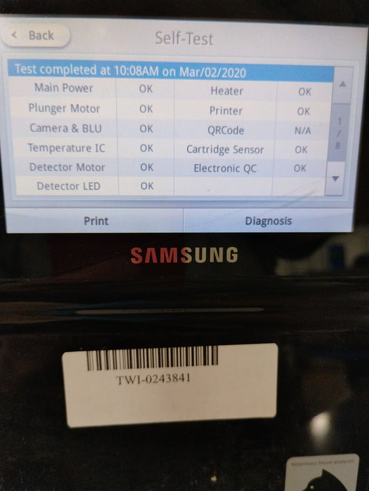 Samsung PT10V Veterinary Chemistry Analyzer