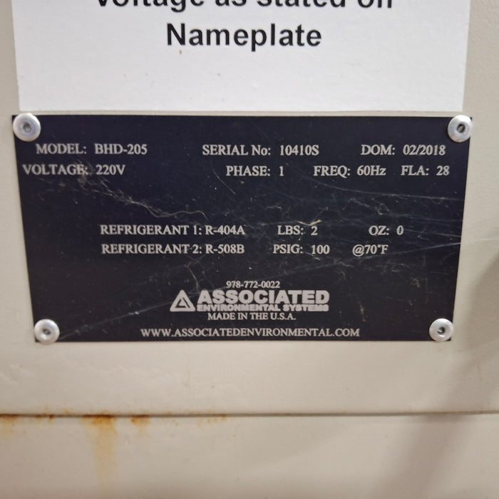 Associated Environmental Systems BHD-205 Environmental Test Chamber