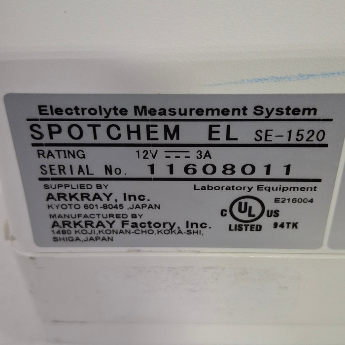 Arkray Inc SpotChem EL SE-1520 Electrolyte Measurement System